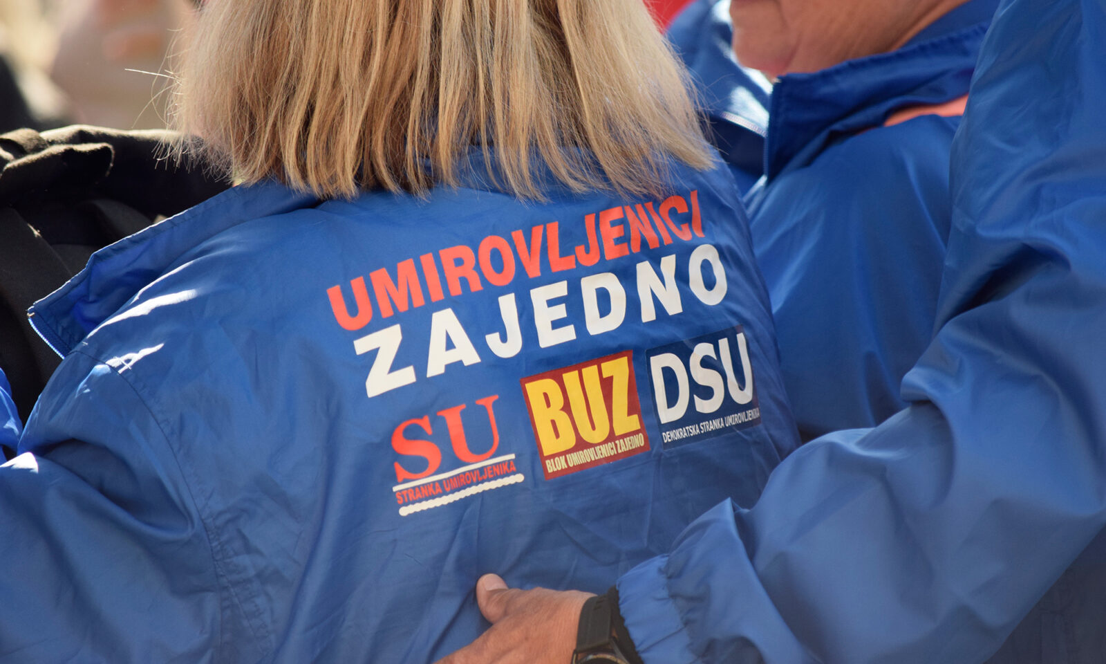 Prosvjed 'Protiv siromaštva' održan u Zagrebu 1. listopada 2024 u organizaciji stranke Blok umirovljenici zajedno.